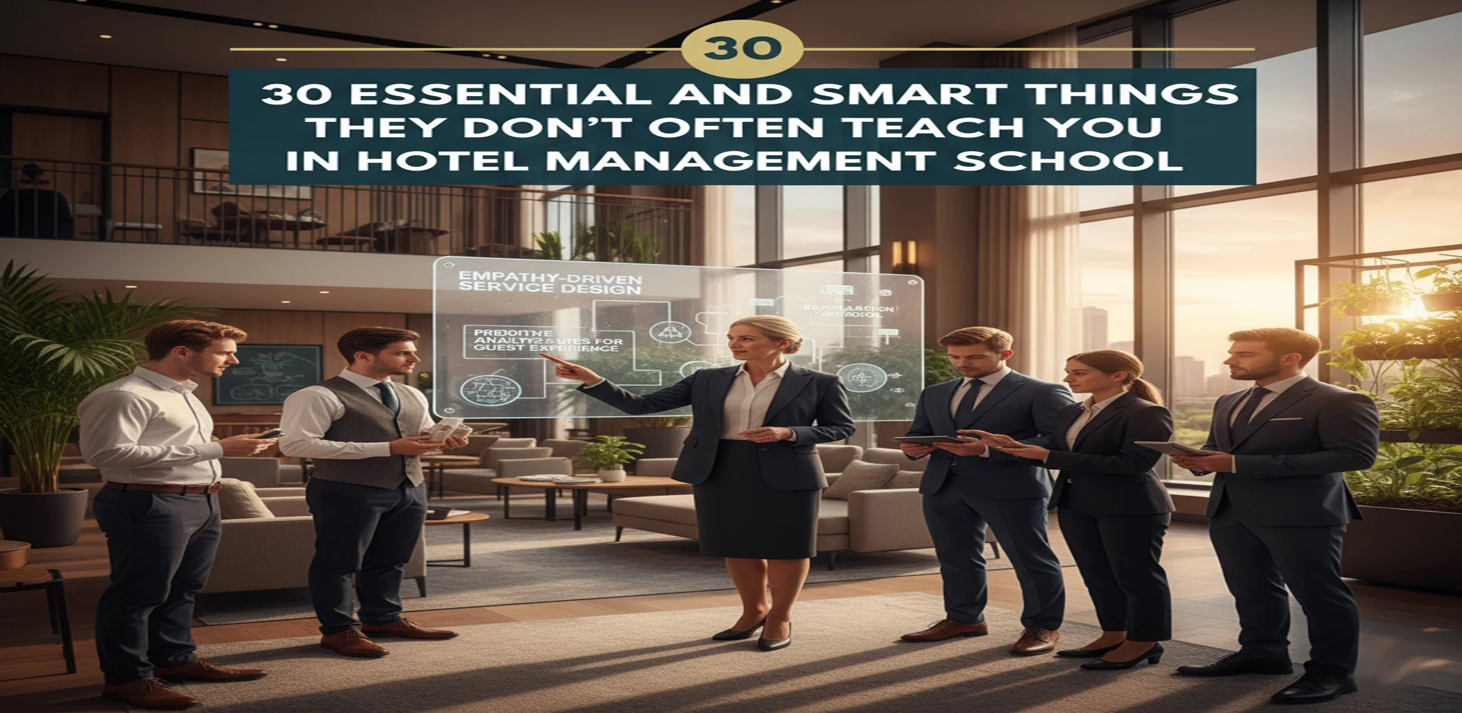 30 ESSENTIAL AND SMART THINGS THAT THEY OFTEN DON’T TEACH YOU IN HOTEL MANAGEMENT SCHOOL