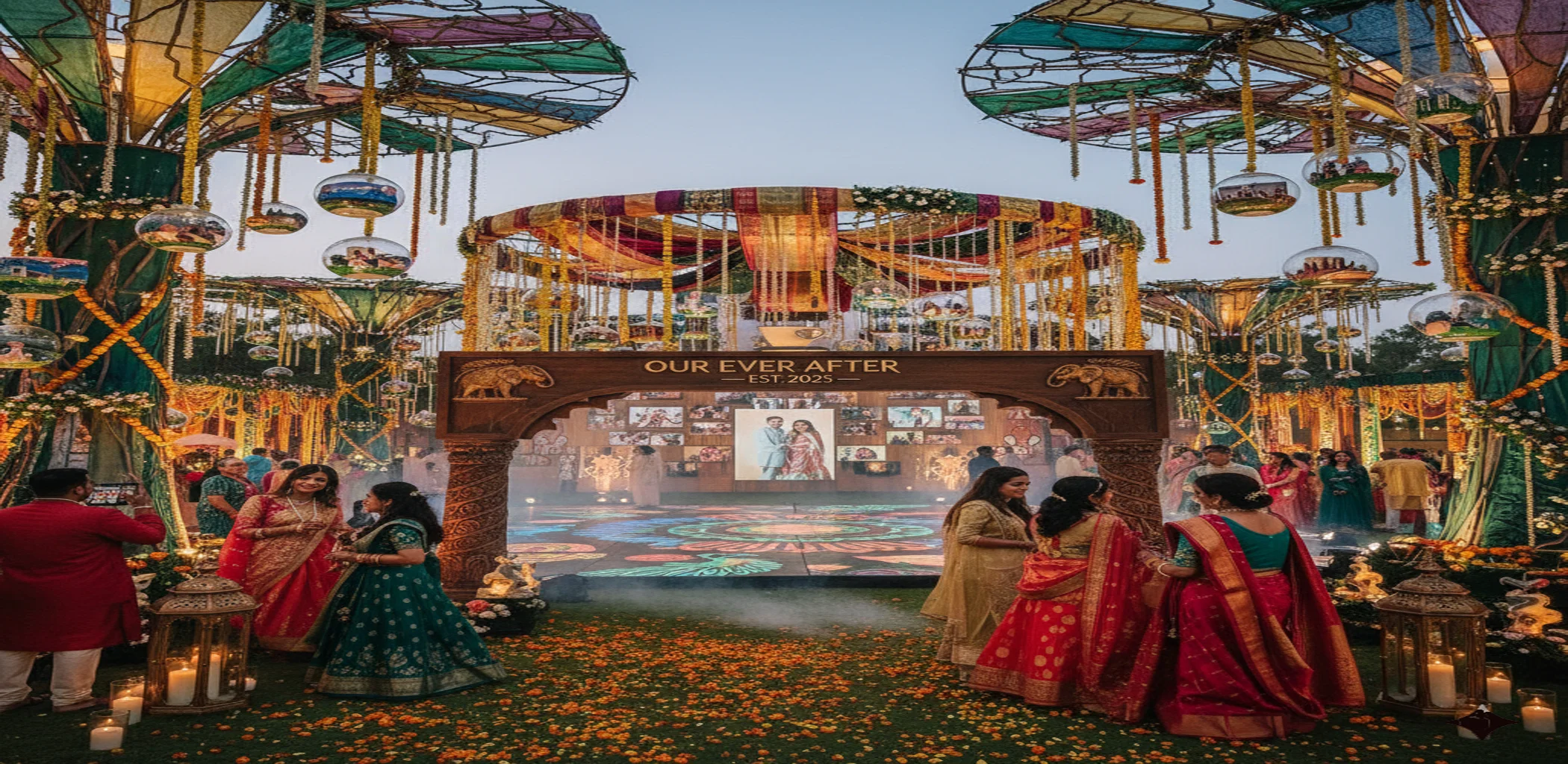 Bold, Personalised Décor and Themes in Indian weddings