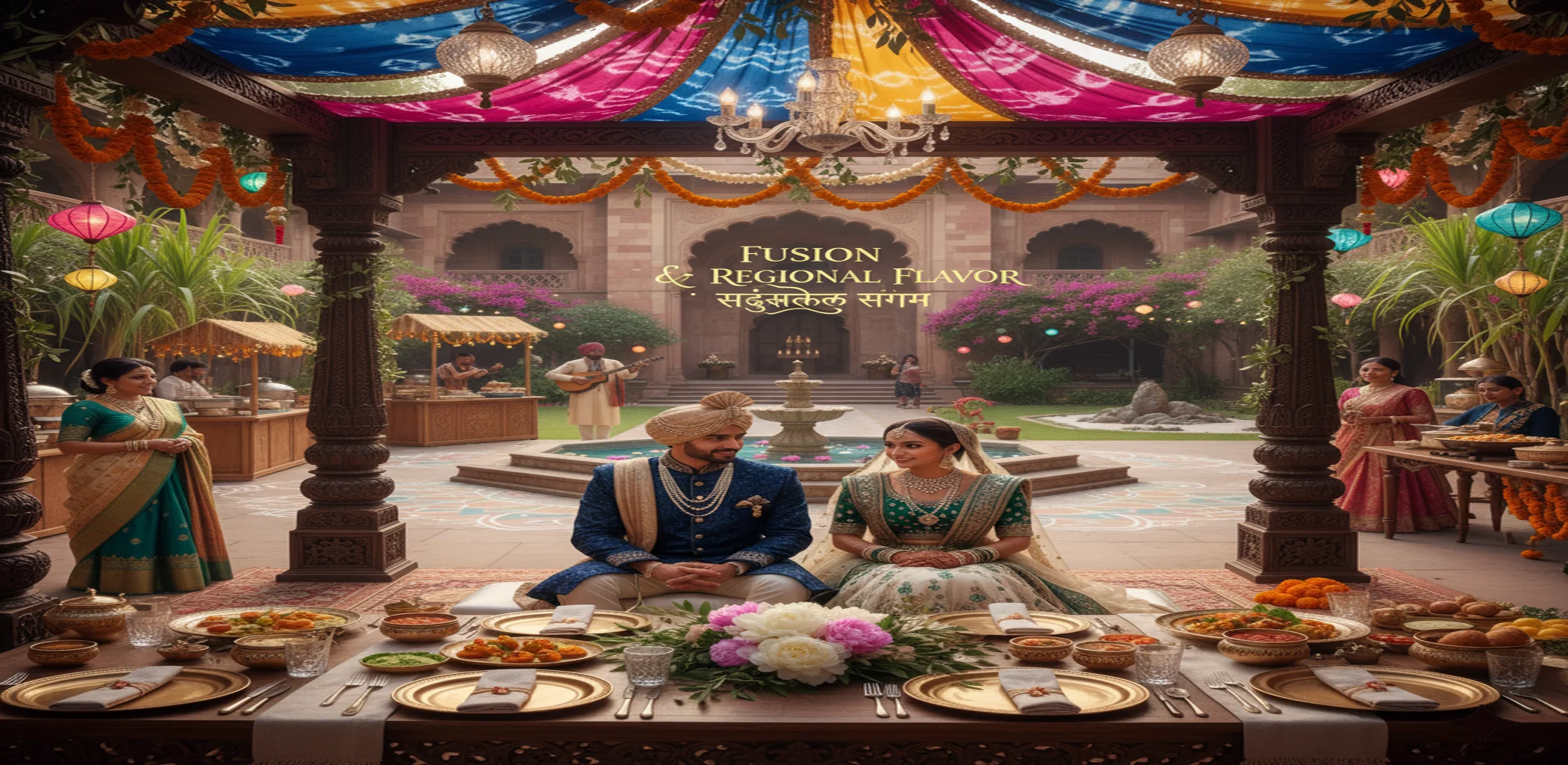 Fusion & Regional Flavour in Indian Weddings