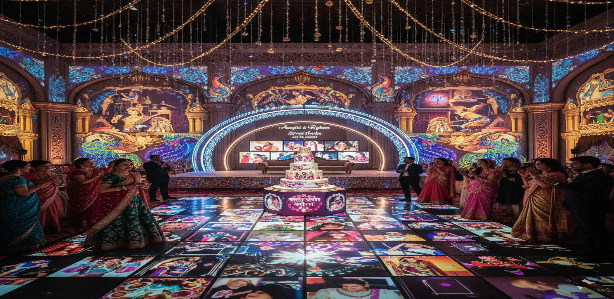 Indian Wedding Trends – Interactive LED & Projection Mapping