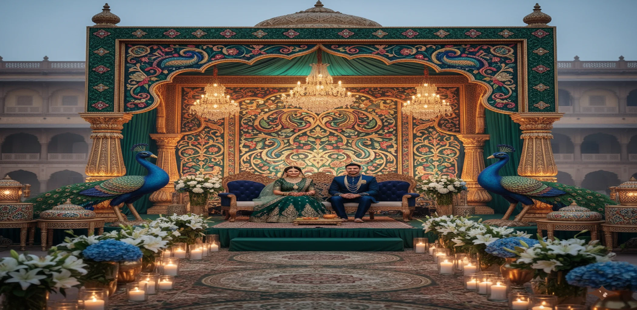 Rajasthan-Style Royal Grandeur in Indian Wedding Design