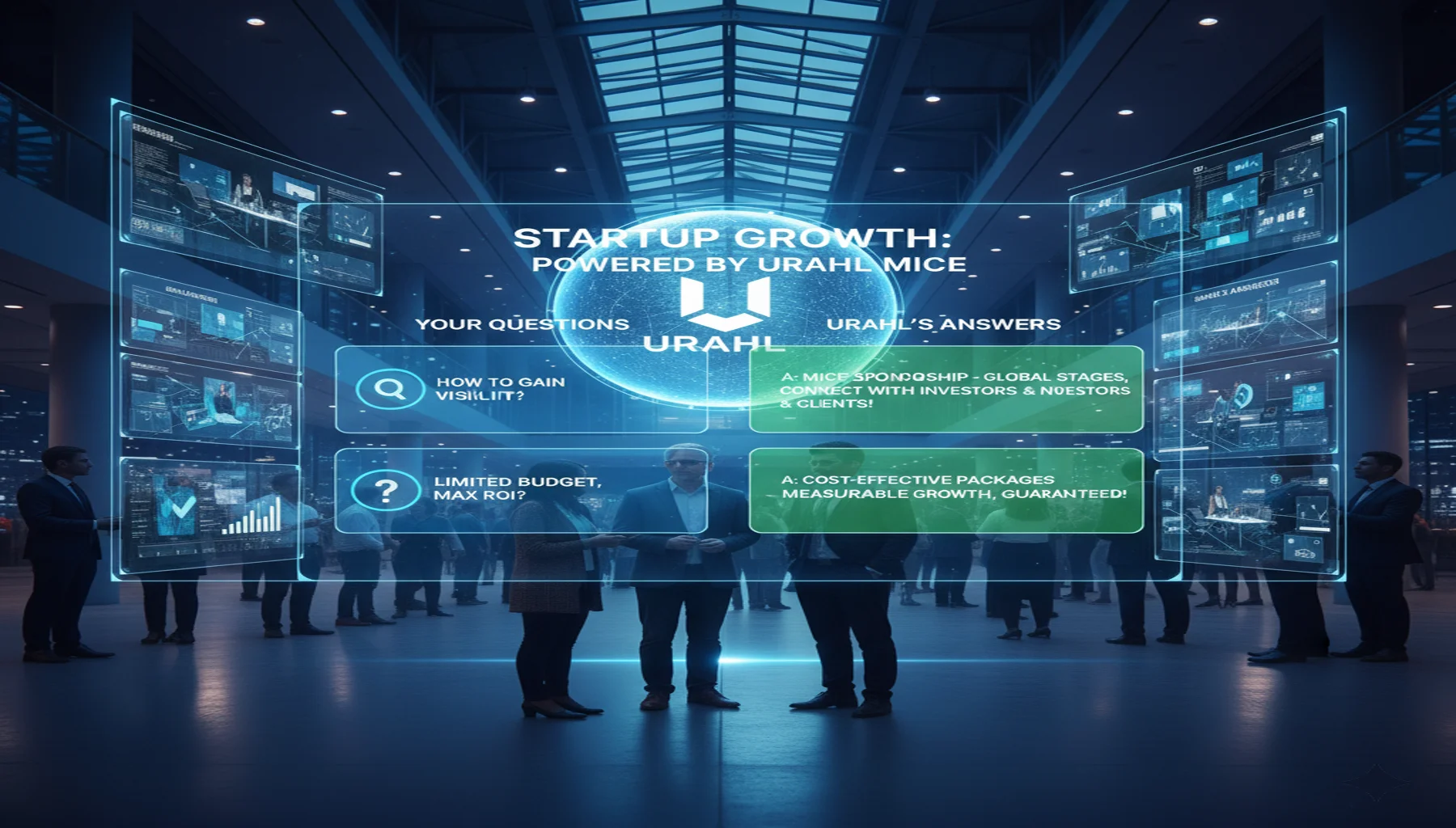 10 Startup founder-focused questions—and their answers, highlighting how URAHL’s MICE vertical becomes a growth engine for startups.