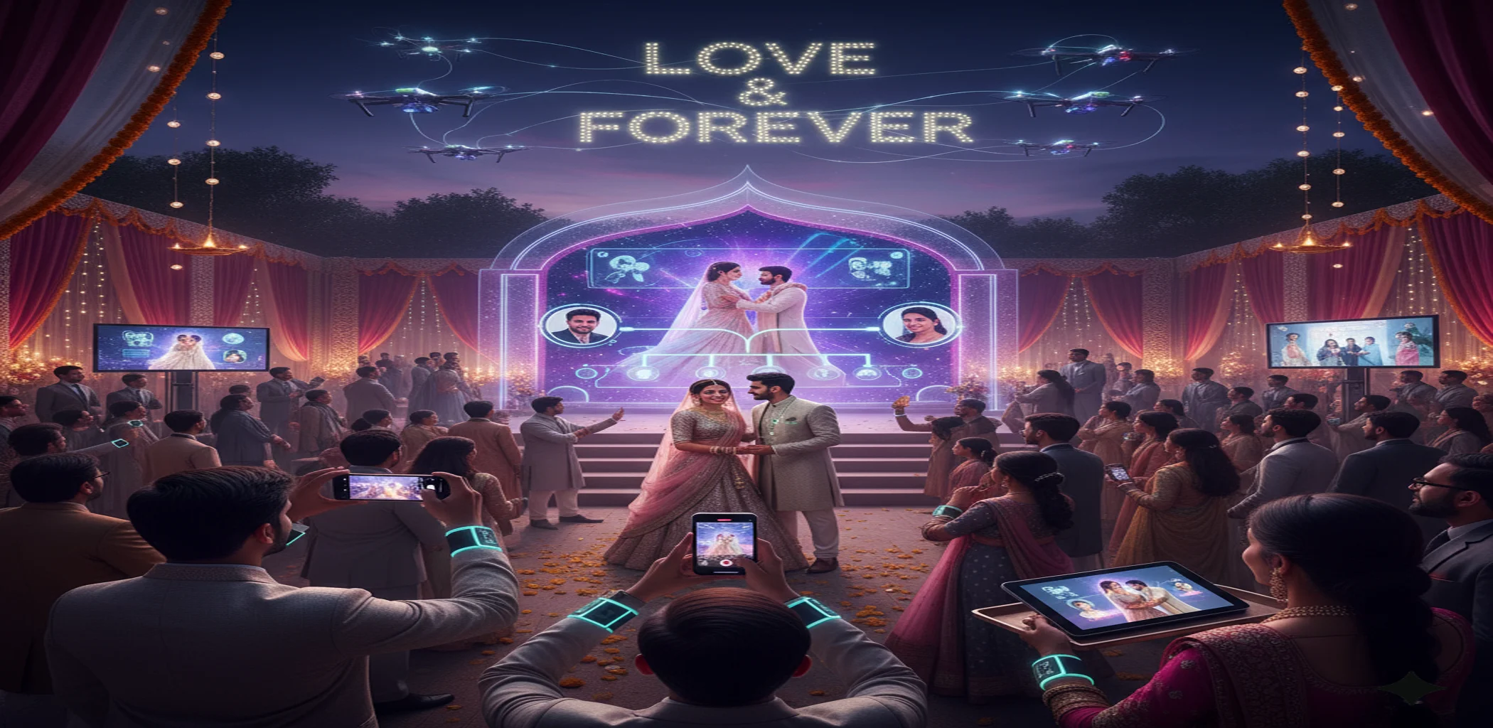 Tech-Infused Celebrations in Indian weddings