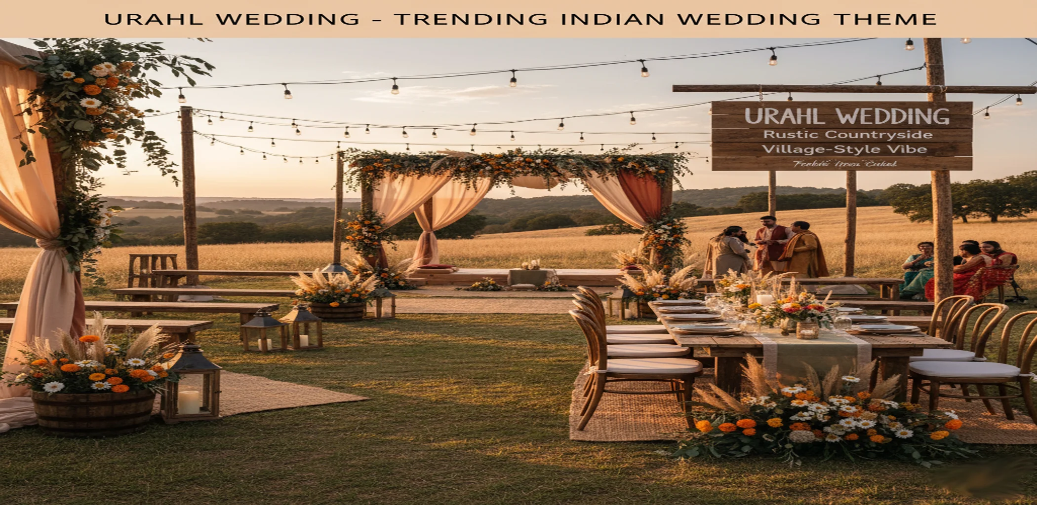 Trending Indian Wedding Theme in 2025-2026 – Rustic Countryside