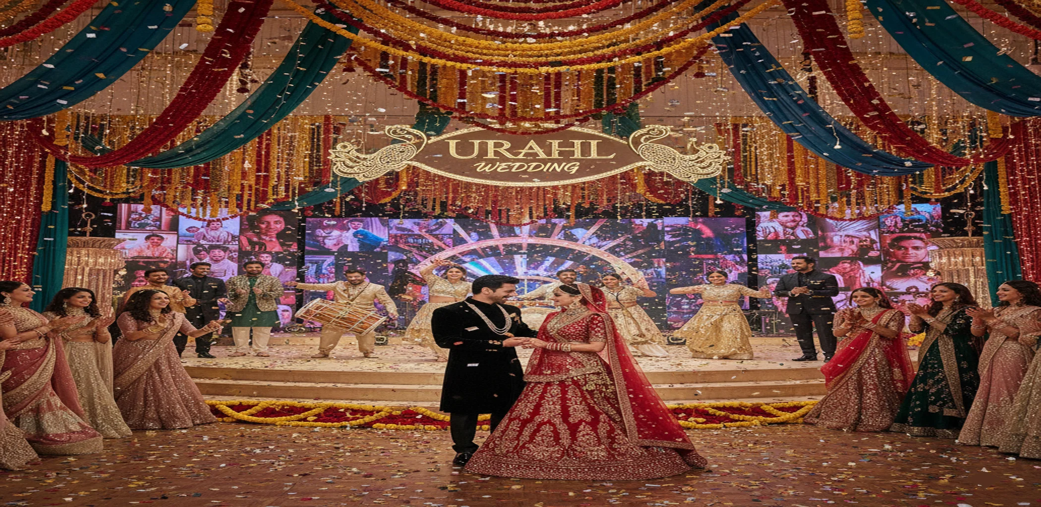 Trending Indian Wedding Theme – Bollywood Extravaganza (URAHL WEDDING)