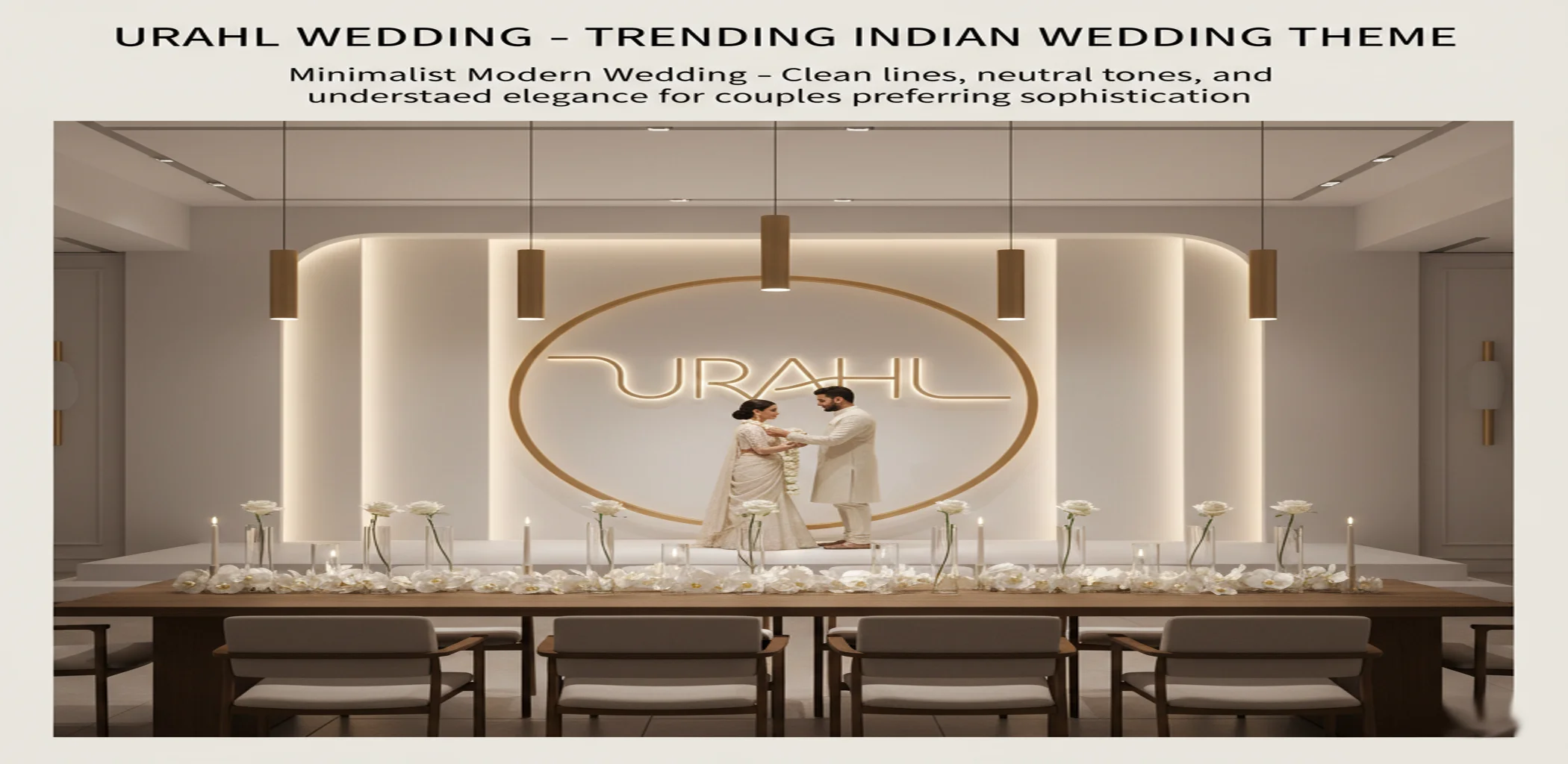 Trending Indian Wedding Theme – Minimalist Modern Wedding