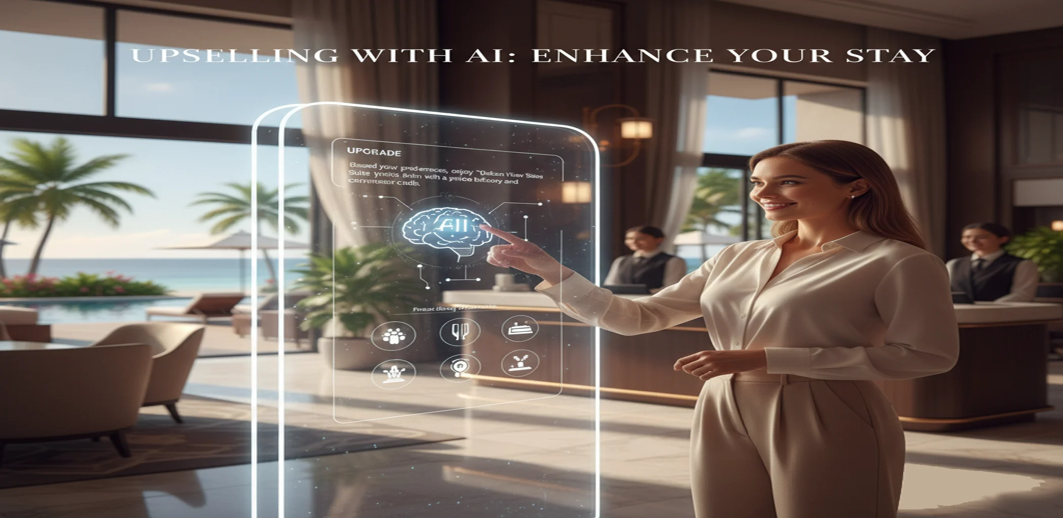 UPSELLING IN HOTELS AND RESORTS WITH AI ASSISTANCE