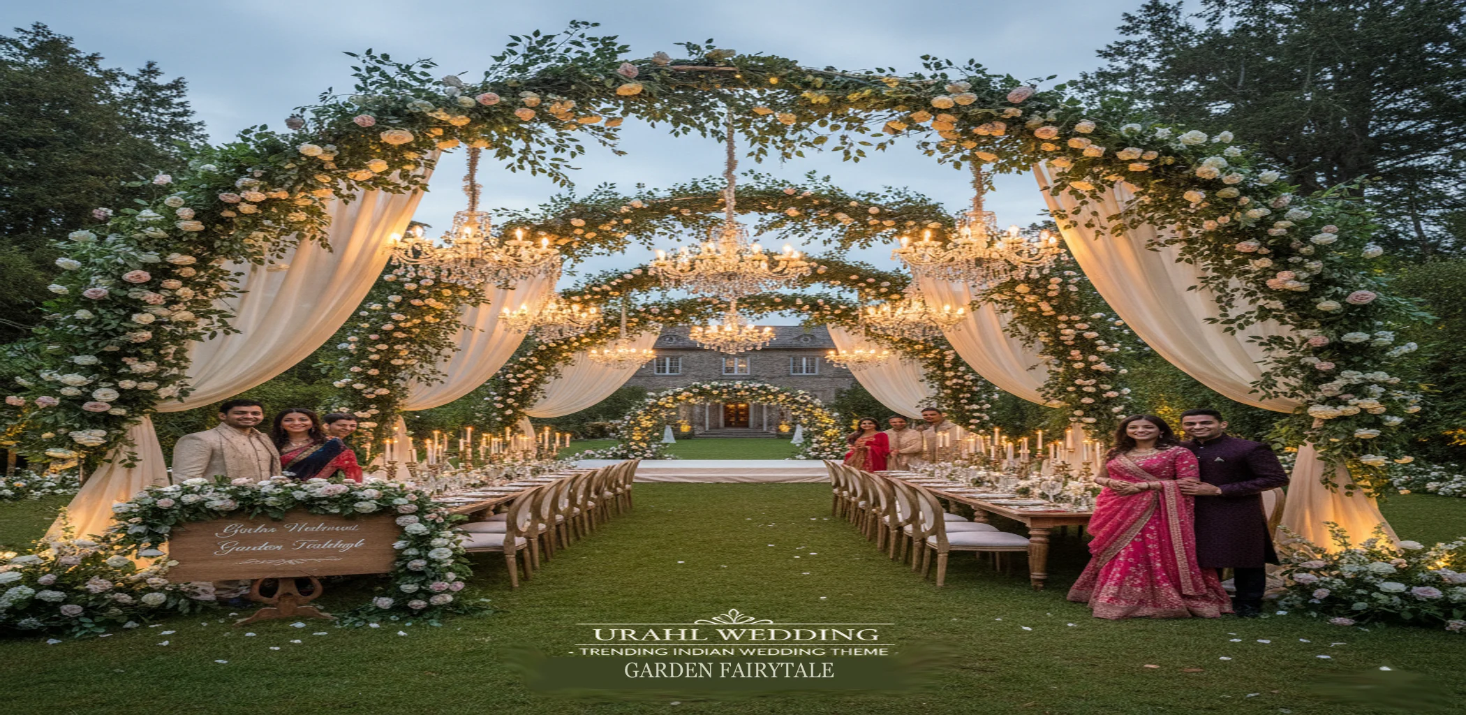 URAHL WEDDING-TRENDING INDIAN WEDDING THEME-GARDEN FAIRYTALE